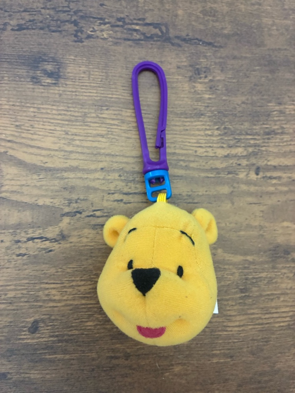90’s Winnie the Pooh Plush Head Keychain